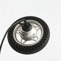 Moteur brushless haute puissance 12 pouces avec frein électromagnétique à coupure de courant et encodeur, à axe simple/double, pour vélo électrique, AMR, UGV, robot