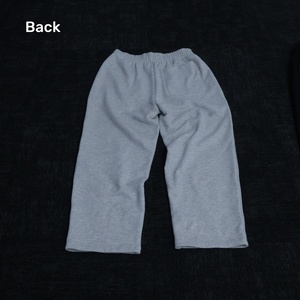 Pantalon de survêtement gris pour homme, taille élastique avec cordon de serrage, décontracté, en coton tricoté, mi-saison, respirant - Product Image 4