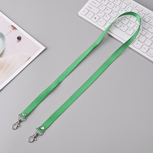 Tùy chỉnh 15mm đôi tôm hùm móc <span class=keywords><strong>Polyester</strong></span> rắn màu ID huy hiệu dây buộc - Product Image 4