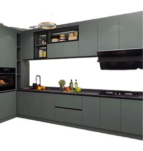 Gabinetes de Cocina Modulares Profesionales, Mármol/Laminado, Diseño Moderno, Tamaños Personalizables, Madera Ecológica, Accesorios Completos - Product Image 4