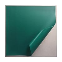 Bâche PVC laminé à chaud en relief 650GSM 500D * 500D 18*17 1.83M 50M/R pass PORTÉE ÉCHANTILLON GRATUIT
