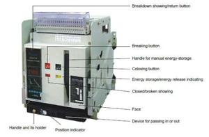 Disjoncteur à <span class=keywords><strong>air</strong></span> tripolaire personnalisé 630A ACB, type motorisé pour distribution d'énergie industrielle, fabricant chinois - Product Image 6
