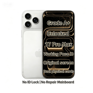 Wholesale Used Unlocked for 17 Pro Max 256GB Silver A19 Pro 5G Face ID 12GB RAM ProMotion 120Hz Factory Price Bulk Supply