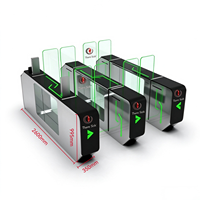 Tourniquets E-Gate entièrement automatiques prenant en charge plusieurs dispositifs de reconnaissance, conception fiable anti-collision pour les aéroports