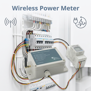 Compteur d'énergie intelligent Ethernet industriel IoT, triphasé et monophasé, étanche, sans fil, avec application logicielle - Product Image 1