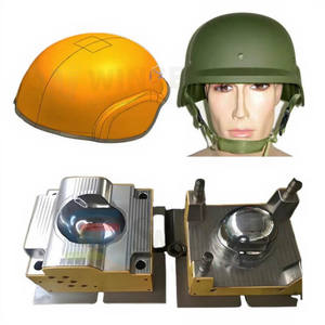 Aramid Uhmwpe หมวกกันน็อคกันกระสุนแบบยุทธวิธีแม่พิมพ์แบบบีบรัด - Product Image 1