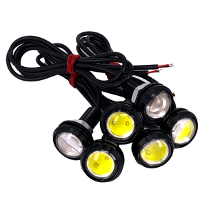 ไฟขับขี่ LED Eagle Eyes คุณภาพสูง 12V ขนาด 18 มม. 9 วัตต์ 23 มม. ไฟเดย์ไลท์ DRL สองสี สำหรับวิ่งกลางวัน และไฟสัญญาณถอยจอด - Product Image 2
