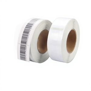 Etiqueta engomada de la alarma de 50MM EAS RF Etiqueta antirrobo de seguridad al por menor 8,2 MHz Etiqueta suave de código de barras autoadhesiva para supermercado - Product Image 1