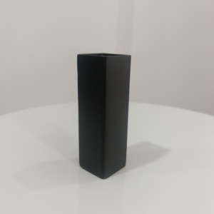 מחבר צינור מרובע מפלדה מצופה שחור - שרוול צינור מבני כבד - Product Image 2