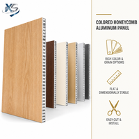 Panneau composite en nid d'abeille en aluminium - Résistant à l'eau et au feu, design moderne, léger, tailles personnalisées pour les murs commerciaux et résidentiels