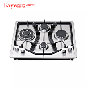 Cuisinière à gaz encastrable en acier inoxydable 4 brûleurs, économie d'énergie, supports de casseroles en fonte, sécurité - Product Image 3