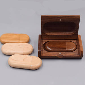 Clé USB à grande vitesse de capacité réelle au prix d'usine, 64 Go, clé USB en bois avec boîte en bois - Product Image 5