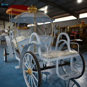 <span class=keywords><strong>Precio</strong></span> bajo Horse Drawn Royal Cart 4 Wheel Dune Buggy Wedding Limousine Pumpkin Horse Cart <span class=keywords><strong>para</strong></span> parque al aire libre - Product Image 5