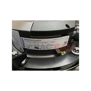 พัดลม400VAC W3G910-KV12-03/F01 910mm EC พัดลมระบายความร้อนตามแนวแกนความจุสูง850RPM 28000CFM 2500W ระบบระบายอากาศ HVAC - Product Image 2