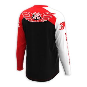 ชุดกันฝนสำหรับขี่มอเตอร์ไซค์แบบแขนยาว พิมพ์ลายโลโก้ตามสั่ง ชุดแข่งรถ ชุดขี่มอเตอร์ไซค์ แบบสั่งทำพิเศษ - Product Image 4