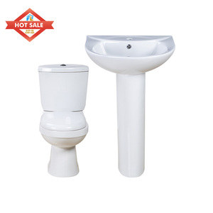 WC en céramique deux pièces avec lavabo, de haute qualité et à prix abordable, fabriqué en Chine - Product Image 2