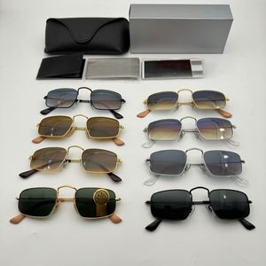 Gafas de Sol Modernas 2024, Gafas de Sol Rectangulares Gruesas de Alta Moda, Gafas de Sol de Diseñador de Lujo con Montura Metálica Colorida - Product Image 2