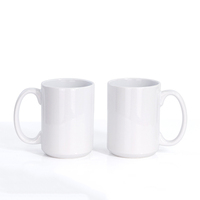 11oz Offre Spéciale céramique sublimation tasse en gros usine directement prêt à expédier sublimation café tasses céramique blanc blanc 330m