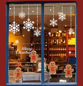 Décoration de Noël en forme d'homme en pain d'épices, pendentif pour arbre de Noël, ornements à suspendre pour la maison, bonhomme festif en forme de biscuit - Product Image 6