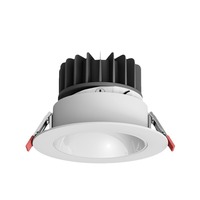 Profonde Anti Éblouissement Spot Lumière Cob 7W 9W 12W Maison Salon Intégré LED Lumière Plafond Downlight Éclairage