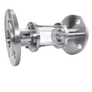 Bride sanitaire en acier inoxydable 304 avec tube en verre de vue de traitement de surface lisse pour raccords de tuyauterie - Product Image 3