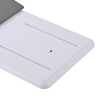 Espejo Cosmético LED Plegable de Mesa con Baterías Recargables USB de 1800mA, Espejo de Viaje Portátil Ultrafino con Intensidad Regulable
