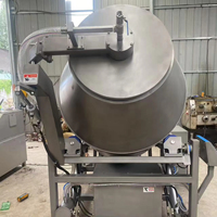 Máquina Marinadora de Carne al Vacío Hidráulica Inclinable para Carne de Res y Pollo con Enfriamiento