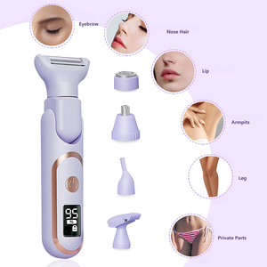 <span class=keywords><strong>Rasoir</strong></span> pour <span class=keywords><strong>femme</strong></span> 5-en-1 avec tête rotative à 180 ° pour une commodité ultime Rasoirs <span class=keywords><strong>électrique</strong></span>s rechargeables indolores pour femmes - Product Image 2