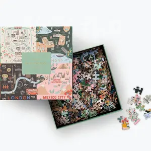 Boîtes de puzzle pour enfants jouet de table préscolaire Jigsaw 4000 pièces Puzzles en papier