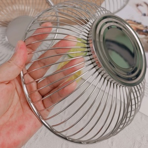 Bán buôn nhà bếp dây thép không gỉ colander Rau giỏ trang chủ trang trí giỏ trái cây giỏ bánh mì - Product Image 3