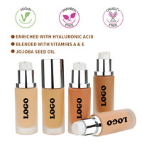 Fond de teint liquide mat OEM, couvrance totale, anti-cernes, contrôle du sébum, imperméable, longue tenue, 30 ml, base de maquillage pour tous types de peau