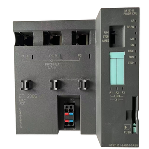 100% Gốc 6es7151-8ab01-0ab0 CPU module cho et200s IM151-8 PN/DP 192Kb profinet IO điều khiển với 3xrj45 cổng yêu cầu MMC - Product Image 1
