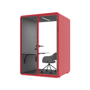 Premium Acoustic Office Pod Single Person Soundproof Cabin Indoor Telephone Booth for Modern Business Office - Product Image 3