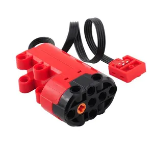 Stemedu MOC Version améliorée Servomoteur rouge compatible avec les fonctions de puissance Servomoteur 88004