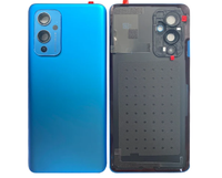 Coque arrière de batterie pour OnePlus 9 9 Pro 9R 10 PRO avec lentille d'appareil photo et autocollant
