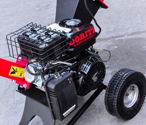 Mini déchiqueteuse de bois Dorite 212cc, broyeur forestier à tambour, machine à granulés de bois mobile, capacité de sortie 50MM, broyeur de branches - Product Image 4