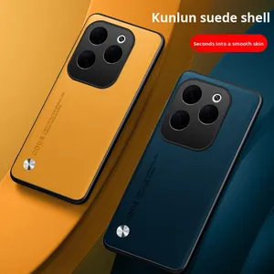 Custodia per Telefono in Pelle PU PC Anti-Impronte dal Design Semplice per Infinix Hot 60i 60 Pro Note 50, Cover Antiurto - Product Image 3