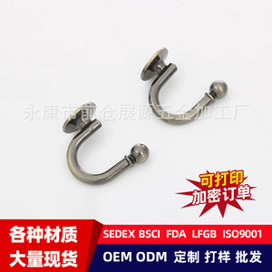 Retro Style Zinc Alloy Robe Hook <b>Wall</b> Mounted Traditional Design Chrome Plated For Bathroom Bedroom Living Room - Product Image 5