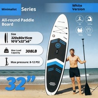 Modèle gonflable 0021 avec sangle de pied, aileron, pompe à air et kit de réparation inclus, utilisation en mer, expédition directe depuis le yacht disponible
