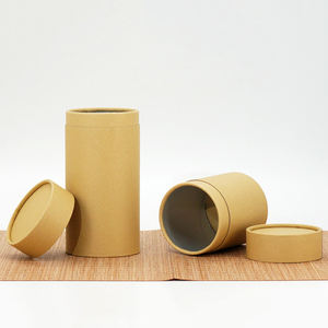 Emballage unique en papier kraft de petite taille, emballage de luxe personnalisé pour épices, boîte ronde en <span class=keywords><strong>carton</strong></span> à ouverture latérale, boîte à bijoux en papier, tube - Product Image 3