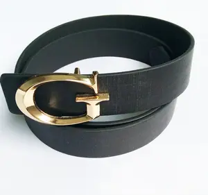 KLH375 Vrouwen En Mannen Mode Riem Designer Unisex Metalen Emmer Pu Lederen Band Hoge Kwaliteit Eenvoudige Riemen