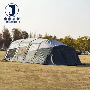 Tente de <span class=keywords><strong>camping</strong></span> gonflable portable, tente familiale extérieure imperméable <span class=keywords><strong>en</strong></span> Oxford <span class=keywords><strong>pour</strong></span> 4 à 6 personnes, plage, <span class=keywords><strong>camping</strong></span>, <span class=keywords><strong>vacances</strong></span> - Product Image 4
