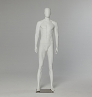 Mannequin de vitrine gonflable en FRP pour homme avec tête, vente en gros