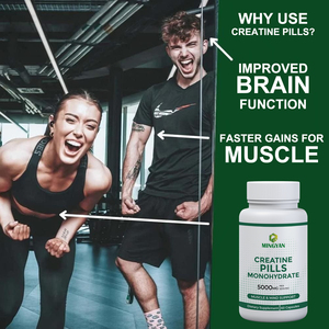 OEM ODM <b>Creatine</b> <b>Monohydrate</b> Dietary Capsules, Enhance Muscle Growth, Brain Health and Athletic Energy Support - Product Image 2