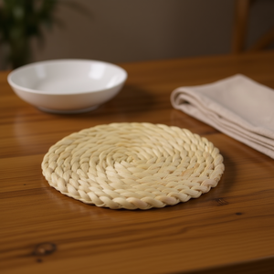 MADRID Elegante Mantel Individual de 20 CM con Ribete Trenzado, Lavable, Diseño Sólido para Uso Doméstico - Product Image 3