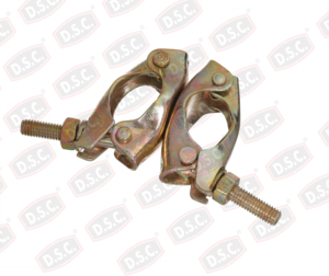 Raccord pivotant forgé 48x48mm pour tuyau en acier, collier de serrage 48x48mm forgé haute résistance pour coffrage en béton, support industriel - Product Image 1