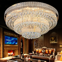 JYLIGHTING Plafonnier LED en cristal moderne décoratif nordique de haute qualité, plafonnier LED en cristal pour salon