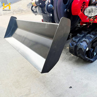 Traktor Mini Crawler 25HP Diesel Kompak untuk Kebun Pisang Pertanian Tropis