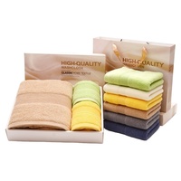 Ensemble de serviettes de bain en coton épais 32 plis, couleur unie, avec broderie personnalisée MY004, origine Guangzhou