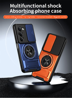 Coque de téléphone portable avec support magnétique antichoc en TPU PC et protection d'appareil photo pour Redmi Note 17/Note 17 Pro/Xiaomi F9 Ultra/17T